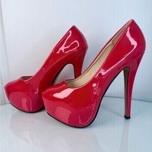 Elegant Red High Heels